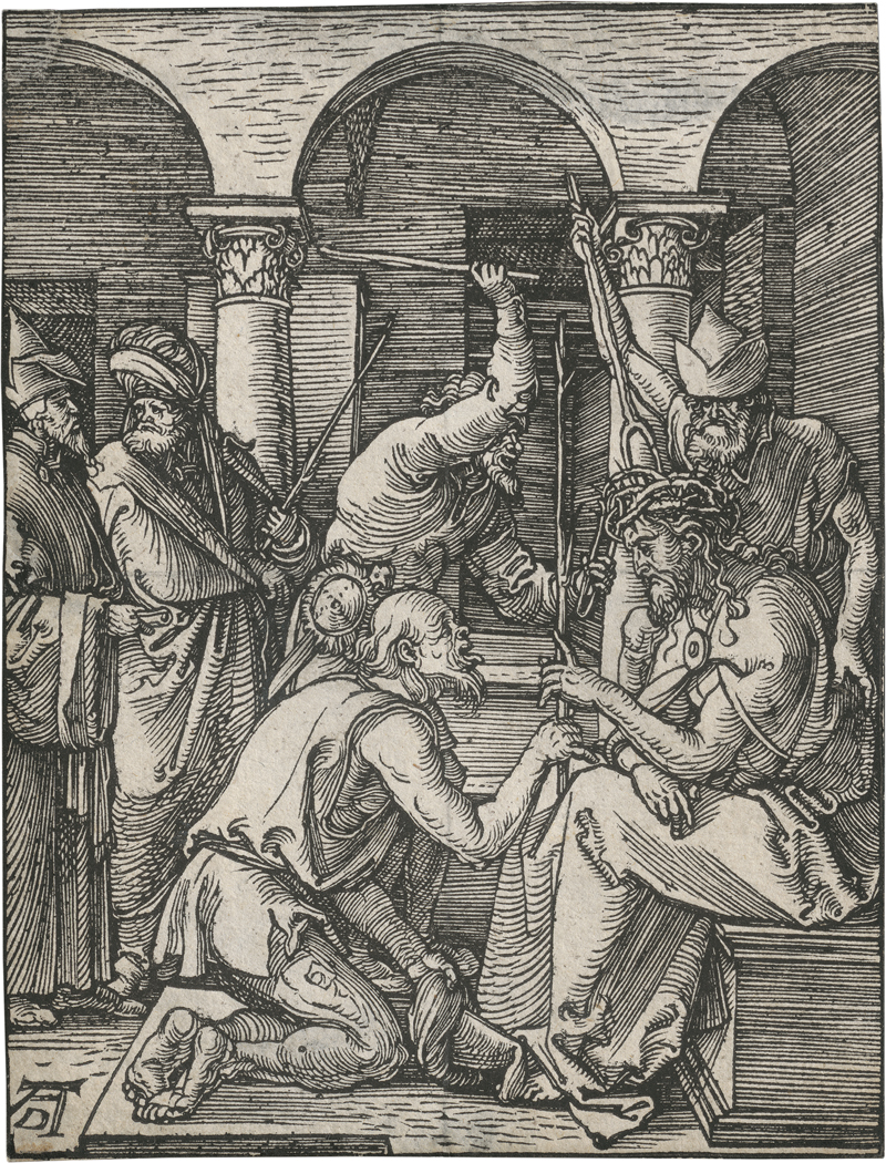 Lot 5520, Auction  124, Dürer, Albrecht, Christus vor Kaiphas; Die Donenkrönung