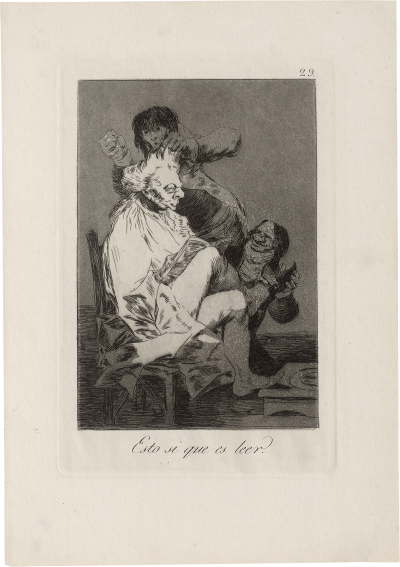 Lot 5550, Auction  124, Goya, Francisco de, Esto si que es leer