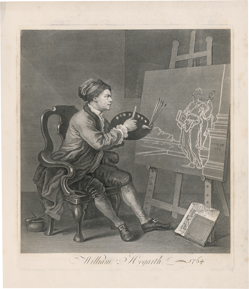 Lot 5568, Auction  124, Hogarth, William, Ca. 41 Blatt von und nach dem Künstler