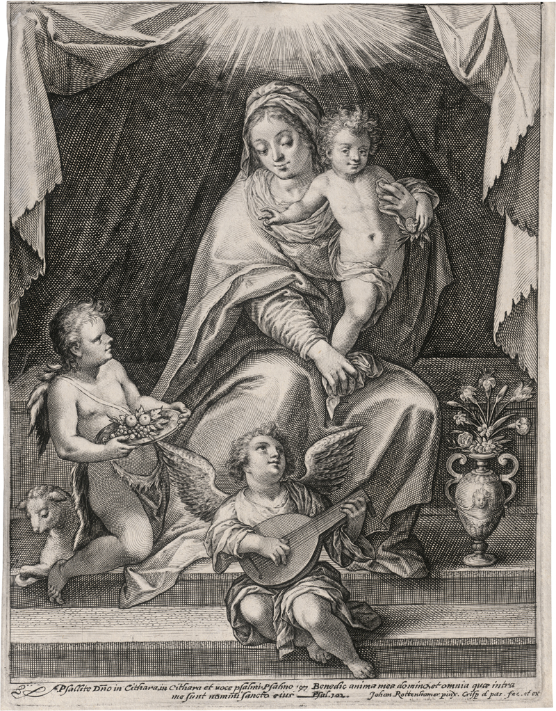 Lot 5615, Auction  124, Passe d. Ä., Crispijn de, Die Madonna mit dem Kind 