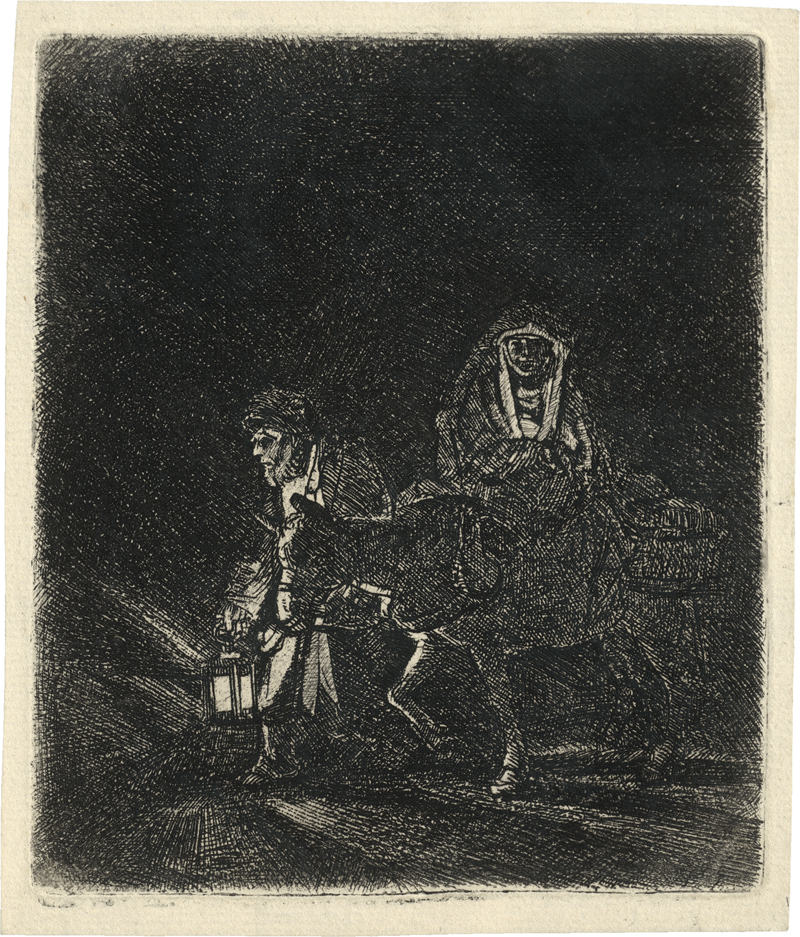 Lot 5640, Auction  124, Rembrandt Harmensz. van Rijn, Die Flucht nach Ägypten, Nachtstück