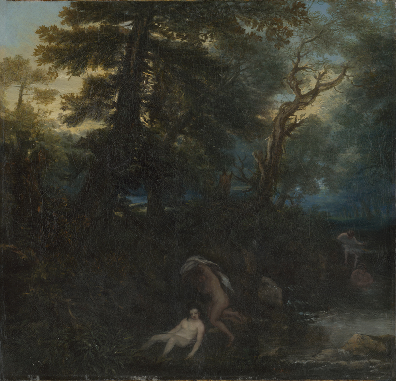 Lot 6010, Auction  124, Lievens, Jan, Landschaft mit badenden Nymphen