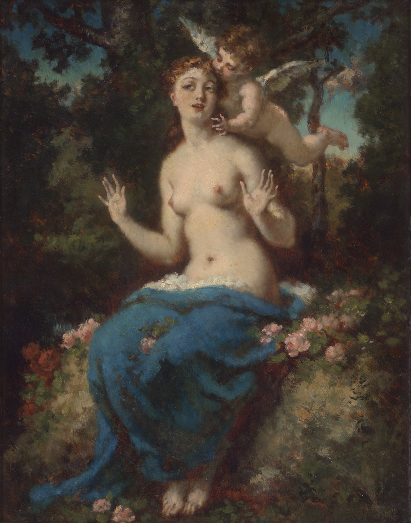 Lot 6136, Auction  124, Diaz de la Peña, Narcisse, Venus und Amor