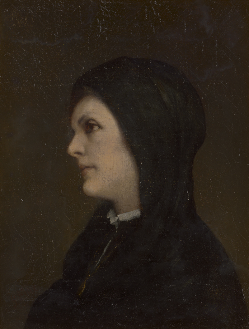 Lot 6164, Auction  124, Max, Gabriel Cornelius von, Junge Frau in Schwarz