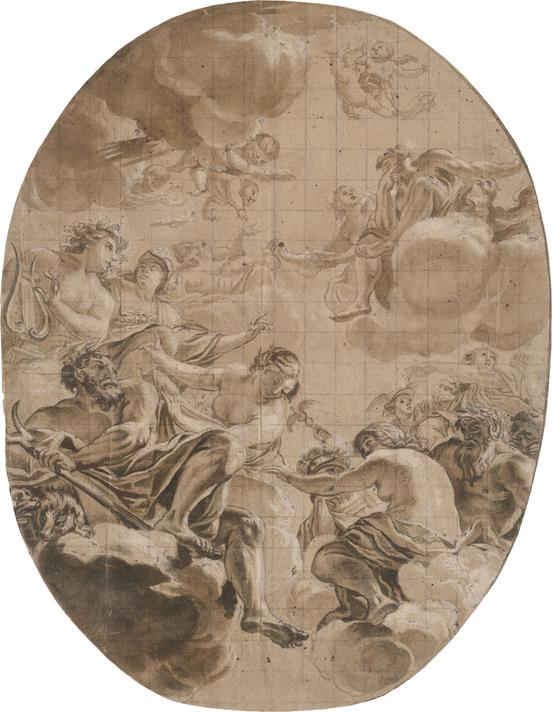 Lot 6549, Auction  124, Vouet, Simon - nach, Götterversammlung auf dem Olymp