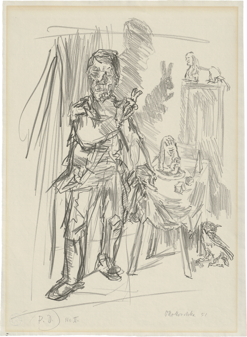 Lot 7070, Auction  124, Kokoschka, Oskar, Die magische Form (Der Zauberer)