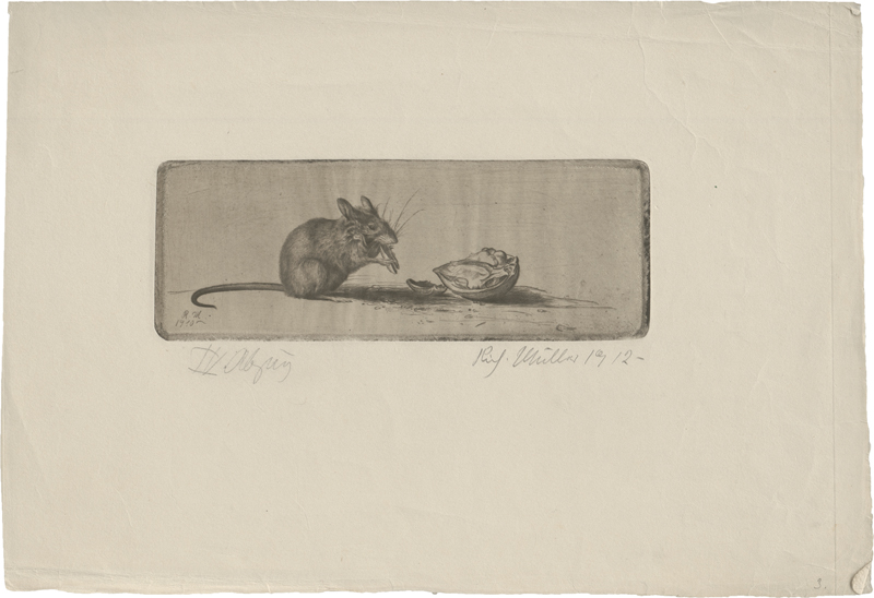 Lot 7113, Auction  124, Müller, Richard, Maus mit Nuss