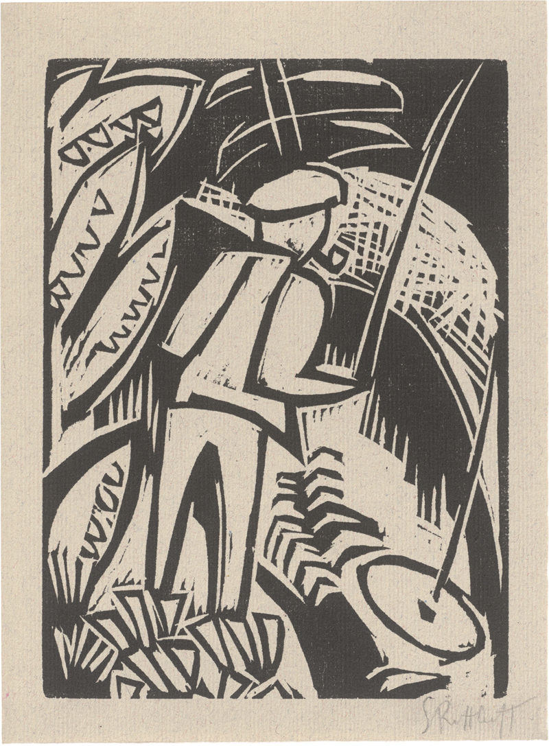 Lot 7144, Auction  124, Schmidt-Rottluff, Karl, Der Angler