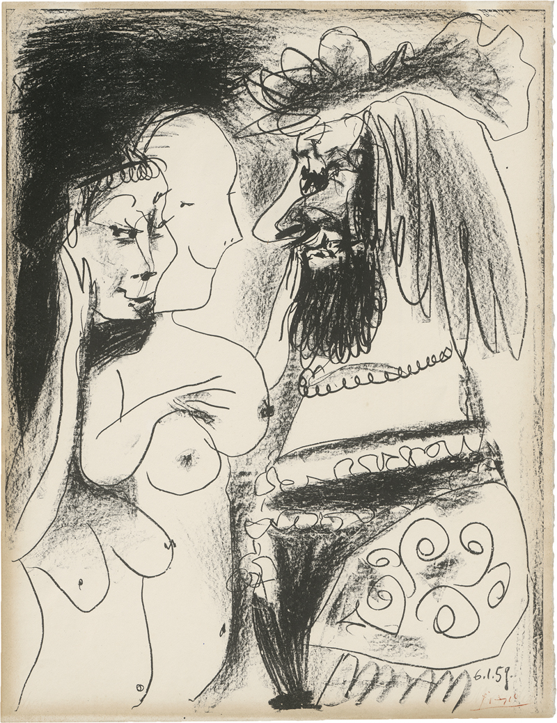 Lot 7309, Auction  124, Picasso, Pablo, Le vieux roi