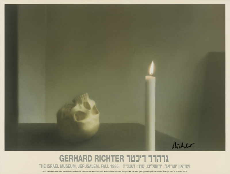 Lot 7315, Auction  124, Richter, Gerhard, Schädel mit Kerze