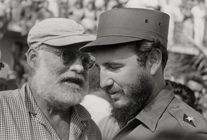 Los 4244 - Salas, Osvaldo - Con Hemingway (Fidel Castro with Ernest Hemingway) - 0 - thumb