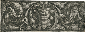 Lot 5002, Auction  125, Aldegrever, Heinrich, Ornament mit einem Kürass