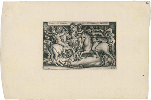 Lot 5018, Auction  125, Beham, Sebald, Herkules kämpft mit den Trojanern