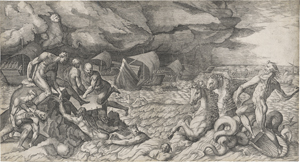 Lot 5029, Auction  125, Bonasone, Giulio, Der Schiffbruch des Aeneas