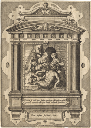 Lot 5051, Auction  125, Cock, Hieronymus, Die Grablegung