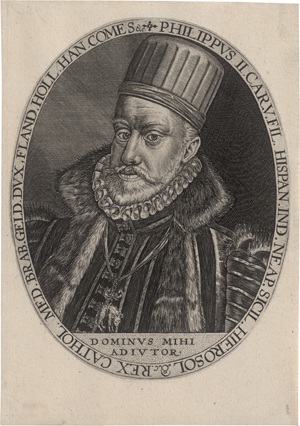 Lot 5096, Auction  125, Flämisch, um 1580. Brustbildnis des Königs Philipp II. von Spanien