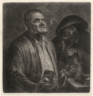 Lot 5113, Auction  125, Hoolaart, Jacob, Zwei rauchende und trinkende Männer