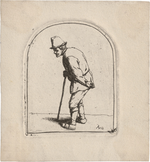 Lot 5163, Auction  125, Ostade, Adriaen van, Bauer mit gekrümmtem Rücken
