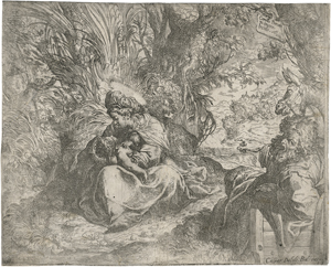 Lot 5180, Auction  125, Procaccini, Camillo, Die Ruhe auf der Flucht nach Ägypten