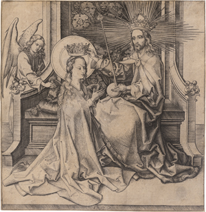 Lot 5221, Auction  125, Schongauer, Martin, Der Heiland krönt die Heilige Jungfrau
