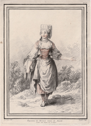 Lot 5250, Auction  125, Bonnet, Louis-Marin, Paysanne de Moravie venant du Marché