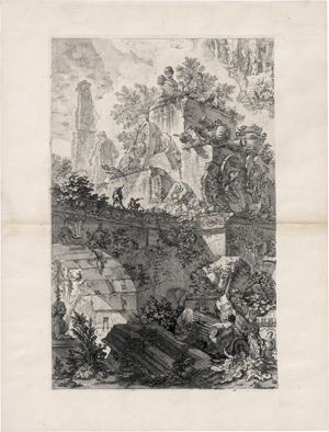 Lot 5297, Auction  125, Piranesi, Giovanni Battista, Frontispiz mit der Statue der Minerva
