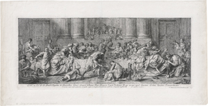 Lot 5317, Auction  125, Subleyras, Pierre, Das Gastmahl im Hause des Simon