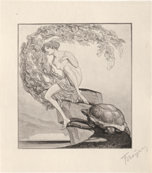 Lot 5412, Auction  125, Bayros, Franz von, Götterliebschaften