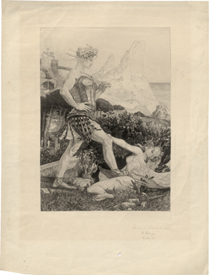 Lot 5438, Auction  125, Klinger, Max, Zeit und Ruhm