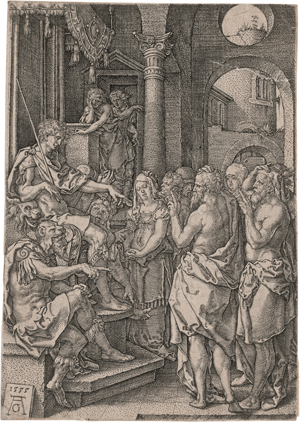 Los 5468 - Aldegrever, Heinrich - Susanna wird des Ehebruchs angeklagt - 1 - thumb