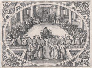 Lot 5472, Auction  125, Amman, Jost, Der Papst und die Geistlichkeit