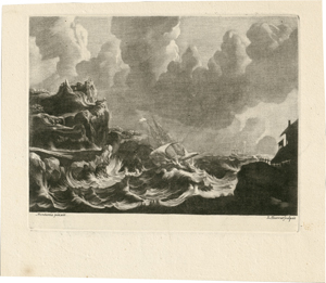 Lot 5476, Auction  125, Barras, Sébastien, Der Schiffbruch; Die Seeschlacht