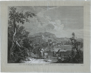 Lot 5486, Auction  125, Berardi, Fabio, Landschaftscapriccio mit einem Dorf