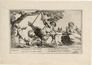 Lot 5497, Auction  125, Brebiette, Pierre, Satyr von Putti gefangen genommen