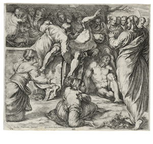 Lot 5513, Auction  125, Courtois, Guillaume, Die Auferweckung des Lazarus