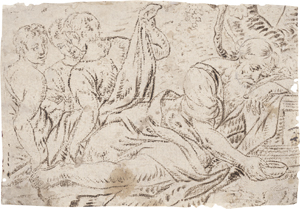 Lot 5524, Auction  125, Deutsch, um 1600. Diogenes und seine Jünger