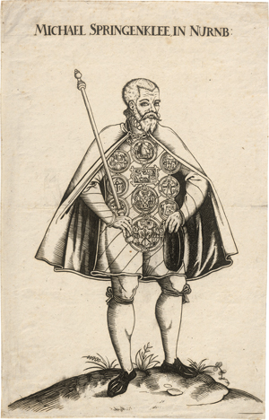 Lot 5525, Auction  125, Deutsch, 17. Jh.  . Bildnis Michael Springinklees
