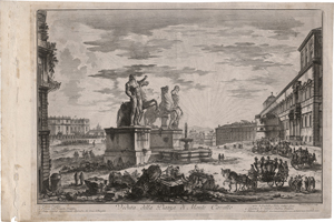 Lot 5652, Auction  125, Piranesi, Giovanni Battista, Veduta della Piazza di Monte Cavallo