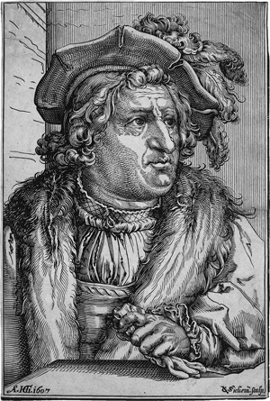 Lot 5697, Auction  125, Sichem I, Christoffel van, Phantasiebildnis eines Mannes mit Federbarett und Handschuh