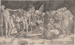 Lot 5708, Auction  125, Veneziano, Agostino, Die Skelette