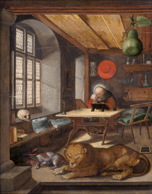 Lot 6004, Auction  125, Deutsch, um 1600. Der hl. Hieronymus im Gehäus