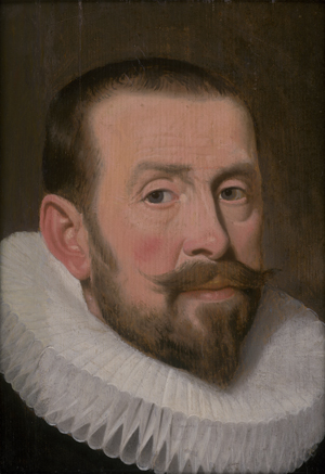 Lot 6007, Auction  125, Niederländisch, Mitte 17. Jh. Bildnis eines vornehmen Herren mit Mühlsteinkragen