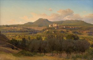 Lot 6053, Auction  125, Bünsow, Joachim Ludwig Heinrich Daniel, Blick auf Ariccia in den Albaner Bergen