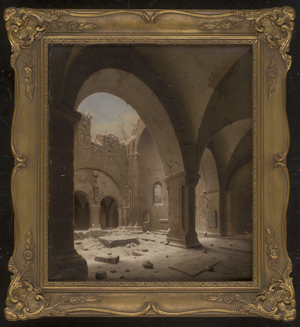 Los 6067 - Hasenpflug, Carl Georg Adolph - Blick in eine verschneite Klosterruine - 1 - thumb