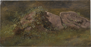 Lot 6092, Auction  125, Gille, Christian Friedrich, Bewachsene Felsen