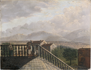 Los 6108 - Deutsch - um 1840. Lateinamerika: Blick von einer Hacienda auf das Andenpanorama - 0 - thumb