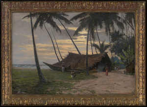 Los 6115 - Italienisch - 1905. Palmenstrand mit Strohhütte auf Ceylon - 1 - thumb