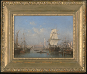 Los 6117 - Bergue, Tony François de - Segelschiffe in der Lagune von Venedig - 1 - thumb