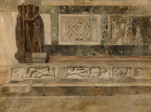 Los 6118 - Niczky, Eduard - Ecke der Südfassade von San Marco in Venedig - 0 - thumb