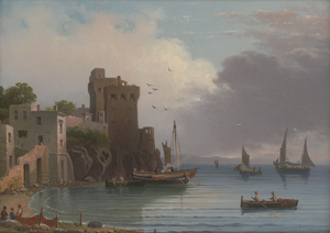 Lot 6121, Auction  125, Scoppa, Raimondo, Der Torre di Cetara an der Amalfiküste